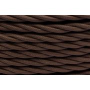 Провод ретро 3х1.5 матов. корич. (уп.150м) Bironi B1-434-72-150