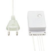 Гирлянда светодиодная «Мишура LED» 3м 288LED красн. 18Вт 220-240В IP20 провод ПВХ прозр. Neon-Night 303-602