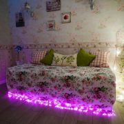 Гирлянда светодиодная «Цветы Сакуры» 7м 50LED роз. 1.5Вт IP20 с контроллером 8 режимов Neon-Night 303-038