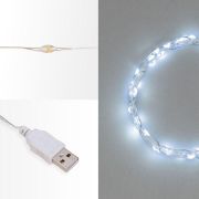 Гирлянда светодиодная «Роса» 5м 50LED бел. 0.5Вт IP20 USB Neon-Night 315-965