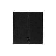 Выключатель для жалюзи 2-кл. СП STRONG MIELE 10А возвратный антрацит Kranz KR-78-0711-5