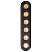 Светильник светодиодный трековый MTR16 1306R 6Вт 3000К spot 36град. BL IP20 низковольтный Pro черн. JazzWay 5056954