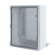 Корпус пластиковый ЩМПп 400х300х220 ABS УХЛ1 IP65 с прозр. дверцей и монтажной панелью Rexant 11-0413