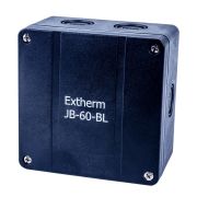 Коробка распределительная 110х110х67мм IP 65 в компл. с клеммным рядом 5х6кв.мм 41А черн. EXTHERM Extherm JB-60-BL