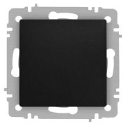 Кнопка Accent 6-109-05 10А-250В IP20 СУ антрацит Intro Б0063612