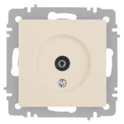 Розетка телевизионная одиночная TV СП Accent 6-301-02 IP20 сл. кость Intro Б0063605