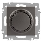 Светорегулятор поворотный СП Accent 6-401-07 600Вт 230В IP20 графит Intro Б0063682