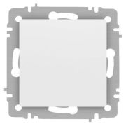 Кнопка Accent 6-109-01М 10А-250В IP20 СУ бел. матов. Intro Б0063604