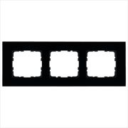 Рамка 3-м G-Glass стекло черн. Black Glass Jasmart G1003GB