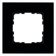 Рамка 1-м G-Glass стекло черн. Black Glass Jasmart G1001GB