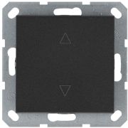 Выключатель для жалюзи 1-кл. 10А IP20 механизм антрацит Jasmart G3018B