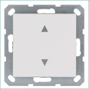 Выключатель для жалюзи 1-кл. 10А IP20 механизм бел. глянцевый Jasmart G3018W