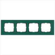 Рамка 4-м G-Glass стекло лазурн. Jasmart G1004GJ