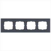 Рамка 4-м G-Glass стекло маренго Jasmart G1004GC