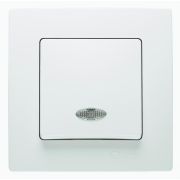 Выключатель 1-кл. Lillium с подсветкой Makel 32001021