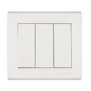 Выключатель 3-кл. Manolya 1вх. 3вых. бел. Makel 41001091