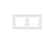Рамка 2-м Manolya горизонт. бел. Makel 41001702