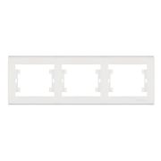 Рамка 3-м Manolya горизонт. бел. Makel 41001703