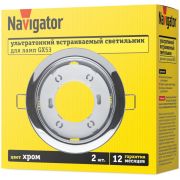 Светильник 95 461 NGX-R1-003-GX53-PACK2 хром (уп.2шт) NAVIGATOR 95461